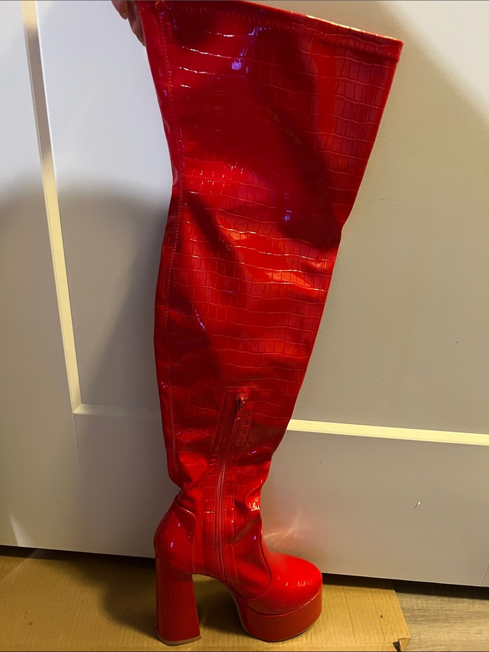 Over the knee high boots